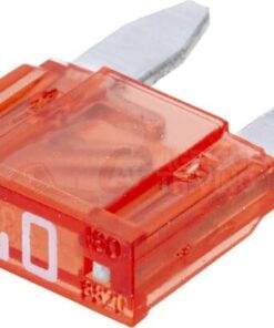 Fusible tipo enchufe Mini 32 V 10 A, longitud 16,3 mm, rojo, (paquete 50 uds.) iMaXX