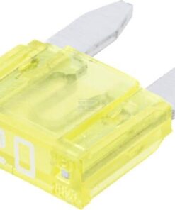 Fusible tipo enchufe Mini 32 V 20 A, longitud 16,3 mm, amarillo, (paquete 50 uds.) iMaXX