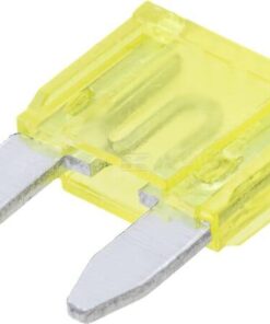 Fusible tipo enchufe Mini 32 V 20 A, longitud 16,3 mm, amarillo, (paquete 50 uds.) iMaXX