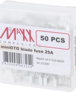Fusible tipo enchufe Mini 32 V 25 A, longitud 16,3 mm, blanco, (paquete 50 uds.) iMaXX 7 Fusible tipo enchufe Mini 32 V 25 A, longitud 16,3 mm, blanco, (paquete 50 uds.) iMaXX