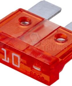 Fusible tipo enchufe estándar 10A Longitud 20mm rojo paquete 100 unidades iMaXX