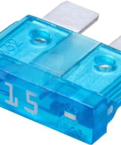 Fusible tipo enchufe estándar 15A Longitud 20mm azul paquete 100 unidades iMaXX