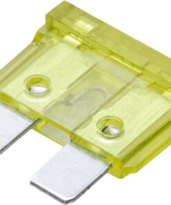 Fusible tipo enchufe estándar 20A Longitud 20mm amarillo paquete 100 unidades iMaXX