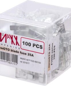 Fusible tipo enchufe estándar 25A Longitud 20mm blanco paquete 100 unidades iMaXX