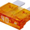 Fusible tipo enchufe estándar 40A Longitud 20mm naranja paquete 100 unidades iMaXX