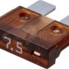 Fusible tipo enchufe estándar 7,5A Longitud 20mm marrón paquete 100 unidades iMaXX