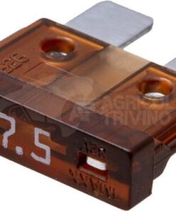 Fusible tipo enchufe estándar 7,5A Longitud 20mm marrón paquete 100 unidades iMaXX