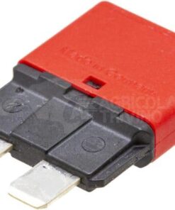 Fusible Térmico de reinicio manual 28V 10A Longitud 34,4mm rojo