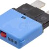 Fusible Térmico de reinicio manual 28V 15A Longitud 34,4mm azul 3 Fusible Térmico de reinicio manual 28V 15A Longitud 34,4mm azul