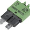 Fusible Térmico de reinicio manual 28V 30A Longitud 34,4mm verde 4 Fusible Térmico de reinicio manual 28V 30A Longitud 34,4mm verde