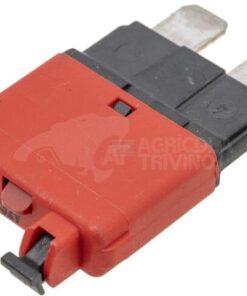 Fusible Térmico de reinicio manual 28V 10A Longitud 34,4mm negro