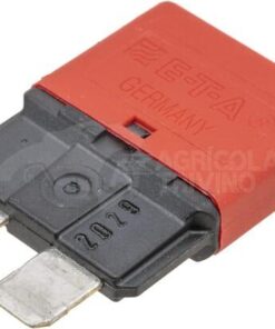 Fusible Térmico de reinicio manual 28V 10A Longitud 34,4mm negro