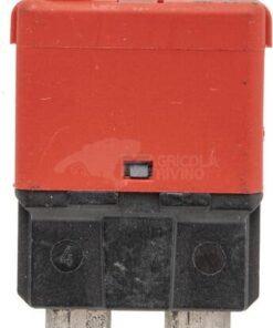 Fusible Térmico de reinicio manual 28V 10A Longitud 34,4mm negro
