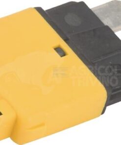 Fusible Térmico de reinicio manual 28V 20A Longitud 34,4mm amarillo