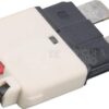 Fusible Térmico de reinicio manual 28V 25A Longitud 34,4mm blanco