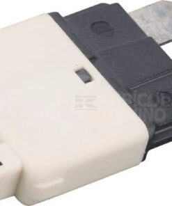 Fusible Térmico de reinicio manual 28V 25A Longitud 34,4mm blanco