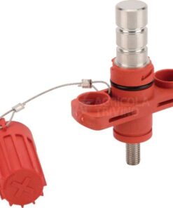 Abrazadera arr. motor, roja