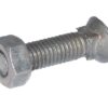 Saddle bolt with nut M12x75