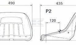 Asiento KAB P2 PVC