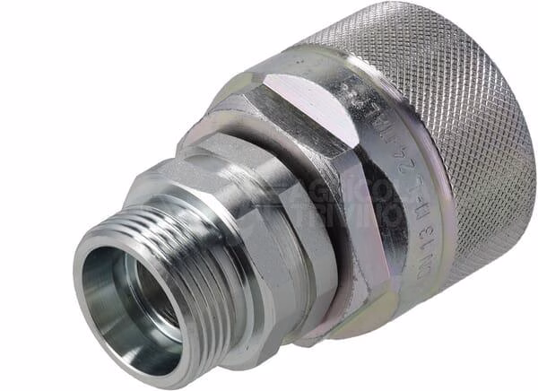 Racor rápido para atornillar macho M26