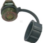 Racor rápido DC, rosca macho, M20 x 150