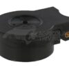 Guardapolvos negro 3/4" clip