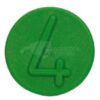 Clips de marcación 4 verde