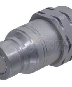 Racor rápido de fondo plano macho M18