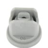 Tobera estándar, doble, chorro plano SM 80° 06 gris plástico Agrotop