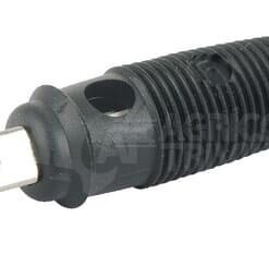 Conector de banana 4 mm negro