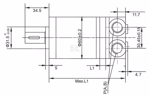 Motor orbital 40 cc Kramp 7 Motor orbital 40 cc Kramp