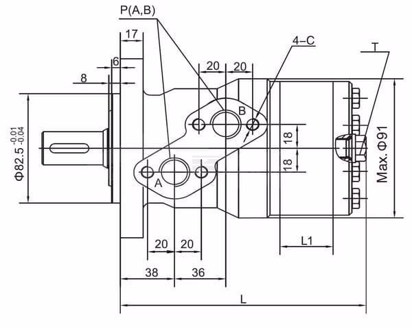 Motor orbital 160 cc Kramp 6 Motor orbital 160 cc Kramp