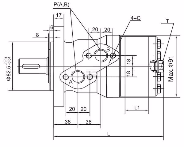 Motor orbital 200 cc Kramp