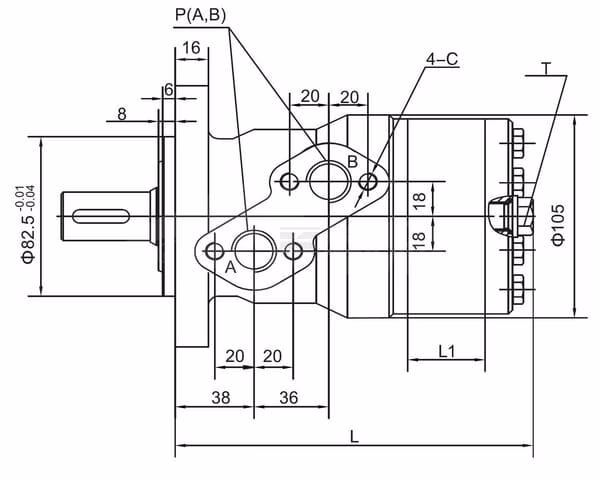 Motor orbital 250cc gopart