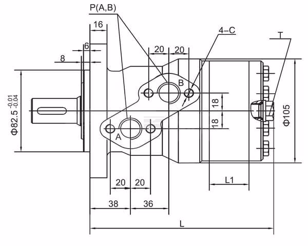 Motor orbital 250 cc Kramp 11 Motor orbital 250cc gopart