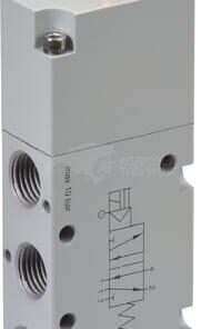 Válvula electromagnética 5/2 vías 1/4"