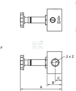 Válvula electromagnética 3/2, NA-1/8"