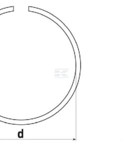 Anillo de retención 7 Anillo seguridad exterior DIN5417 32x1.2 mm en acero para resortes, Kramp