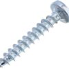 Tornillo madera 4x25 mm PZ2 cabeza abombada, Kramp