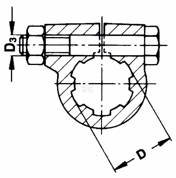 Cubo KNP1 3/8-6 70 KF 3 Cubo KNP1 3/8-6 70 KF