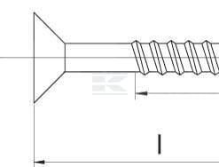 Tornillo madera Ø 6 x 45 mm PZ3, avellanado, acero, Kramp 5 Tornillo madera Ø 6 x 45 mm PZ3, avellanado, acero, Kramp