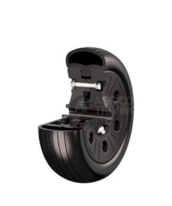 Roda semi-pneumática