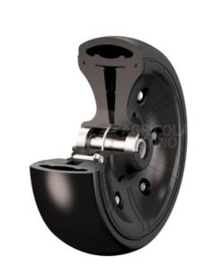 Roda semi-pneumática
