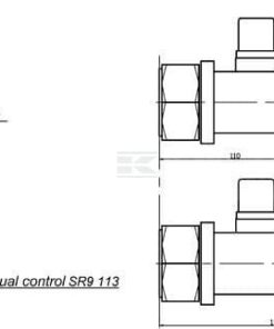 Regulador de caudal 3 vías proporcional SR