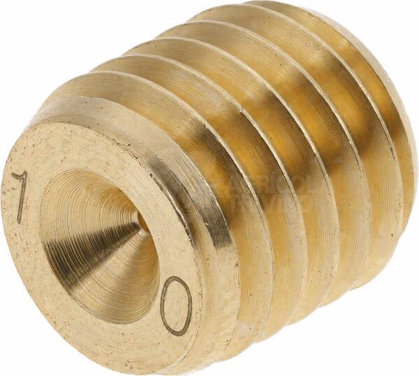 Tornillo ajus M12 Ø 1,0 mm Latón 2 Tornillo ajus M12 Ø 1,0 mm Latón