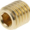 Tornillo ajus M8 Ø 0,8 mm Latón