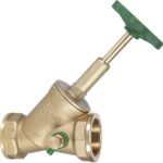 Llave de paso SSVE 45° 1.1/2" + purgador