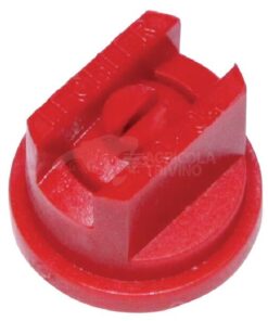 Tobera estándar, doble, chorro plano ST 110° 04 rojo plástico Lechler