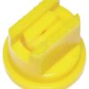 Tobera estándar, doble, chorro plano ST 80° 02 amarillo plástico Lechler