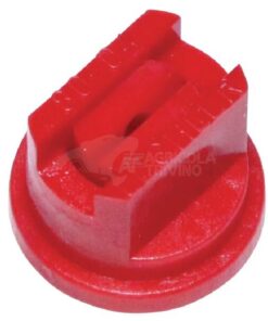 Tobera estándar, doble, chorro plano ST 80° 04 rojo plástico Lechler